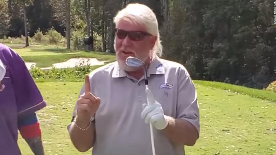 John Daly drained a gap-in-one particular barefooted at a charity golf ...
