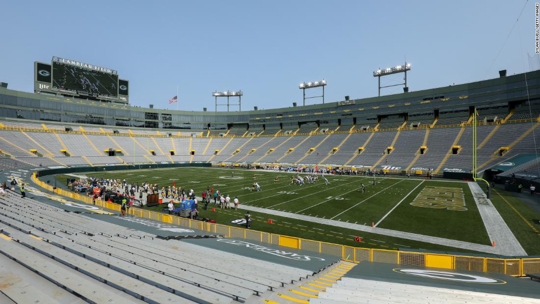 As close to Lambeau as we're going to get right now.