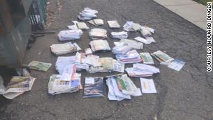 Mail, which included ballots, found dumped in a North Arlington, New Jersey dumpster.