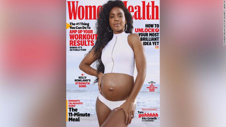 Kelly Rowland reveals pregnancy on Women’s Health cover