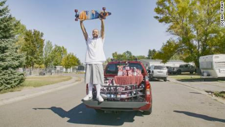 Ocean Spray surprises Tik Tok star with a new cranberry-colored truck after his Fleetwood Mac video went viral