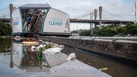 In August, Interceptor 004 dropped anchor and began collecting river pollution in Rio Ozama, Dominican Republic