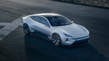 The Polestar Precept concept car shows a new face for Polestar&#39;s future models.