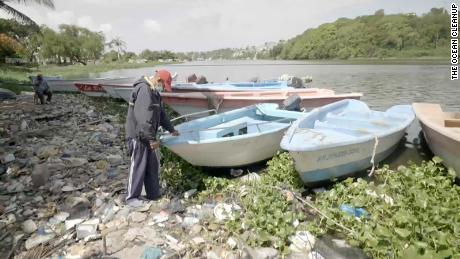 Luis Peguero has fished the Rio Ozama in the Dominican Republic for more than 20 years. He has witnessed both the increase in pollution and the decrease in marine life. 