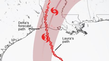 Hurricane Delta is about to hit nearly the same spot as Laura in Louisiana, just 6 weeks later