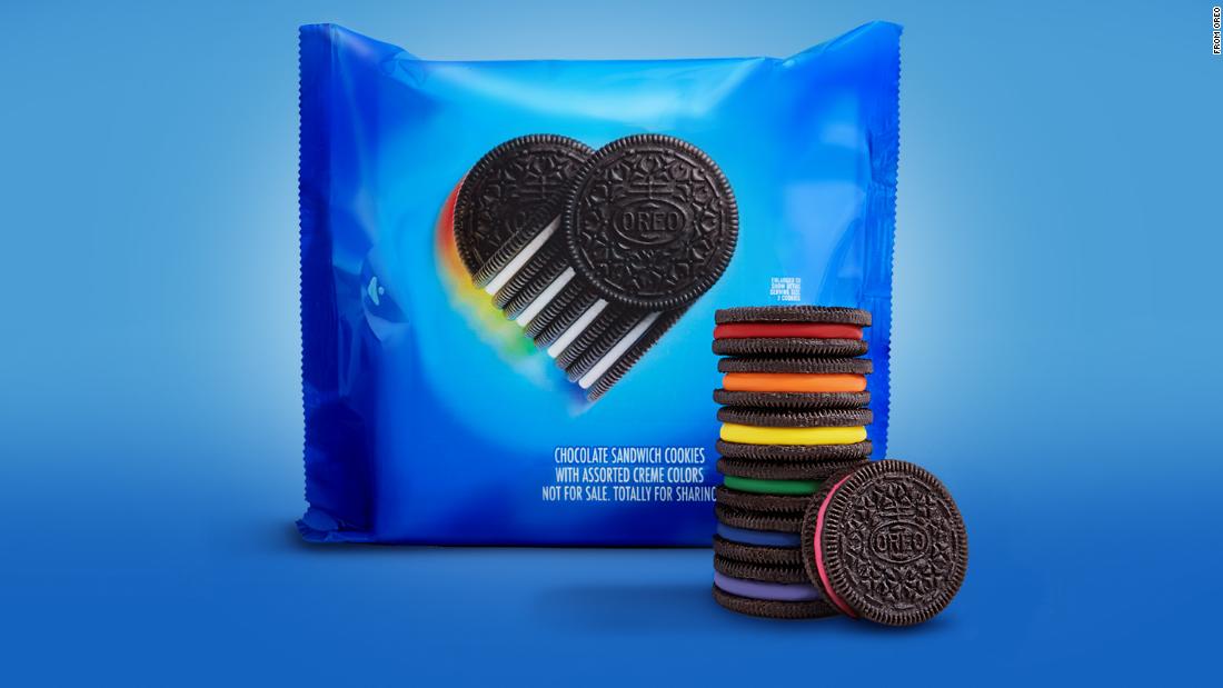 Oreo created limited edition rainbow cookies to celebrate LGBTQ+ History Month - CNN