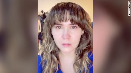 Nurse Cristina Hops posted a video to TikTok reacting to Donald Trump coronavirus tweet in which he wrote &quot;don&#39;t be afraid of Covid. Don&#39;t let it dominate your life.&quot;