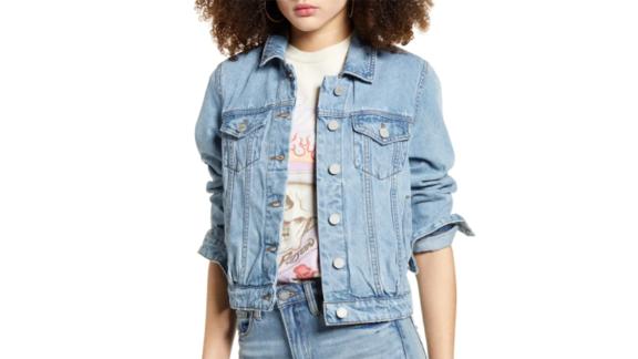 Blank NYC Distressed Denim Jacket