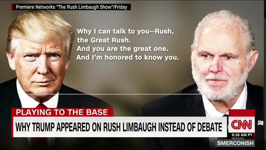 Why Trump spent 2 hours calling into Rush Limbaugh's show