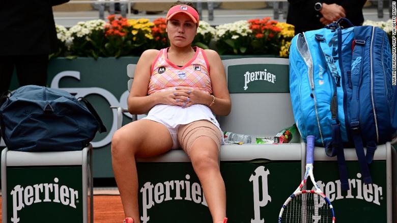 Australian Open champion Sofia Kenin had no answer to her opponent as she failed in her bid for a second grand slam title in 2020.