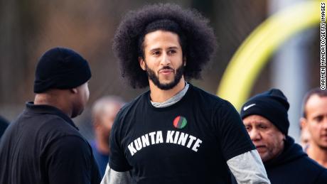 Colin Kaepernick's public training for NFL teams took place in November 2019.