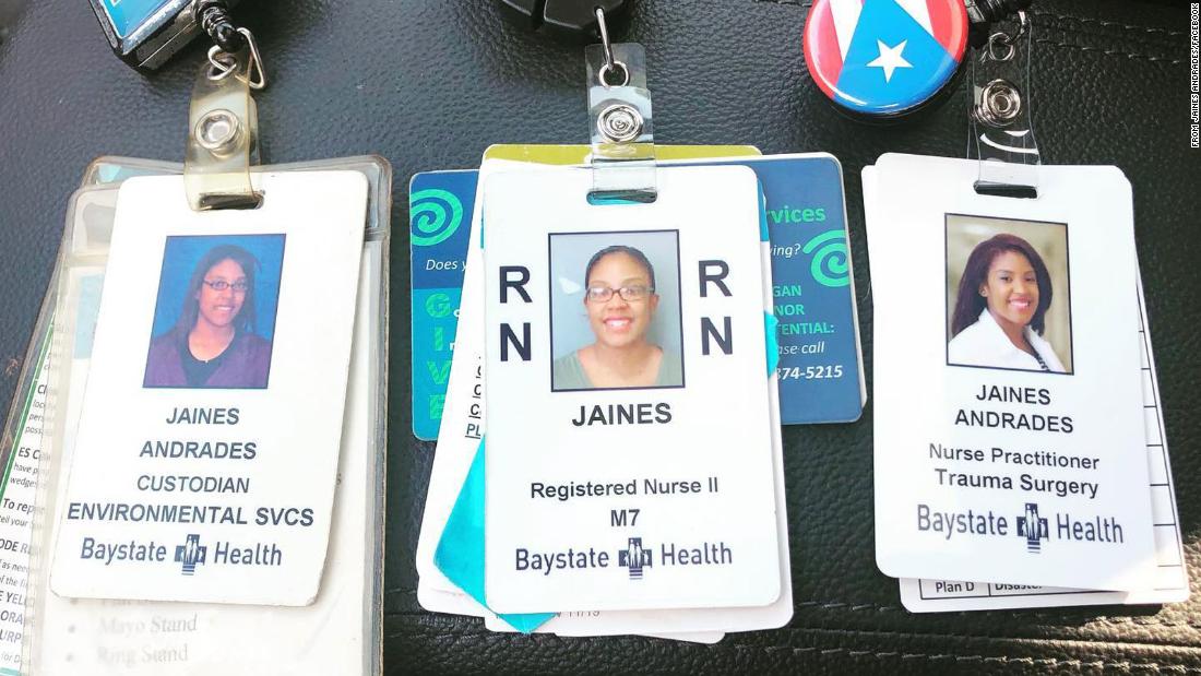 Jaines Andrades: From janitor to health care worker