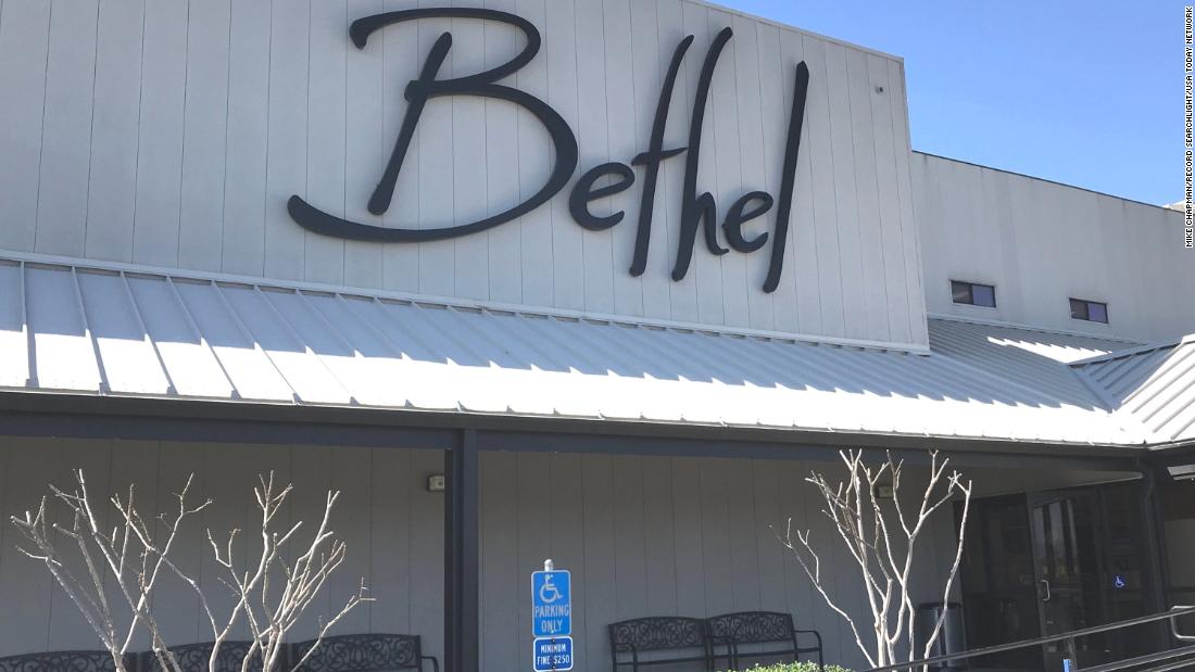 Bethel Church in Redding, California. One of its leaders has shared QAnon ideas on social media. 