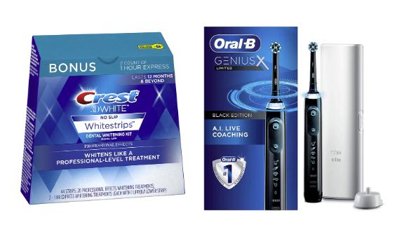 Crest and Oral-B Toothbrushes and Whitening Kits