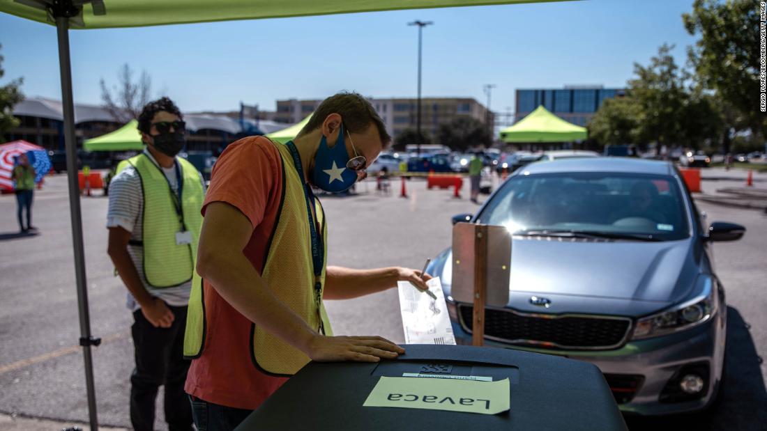 Late night court decision rules Texans will only have one ballot drop box per county