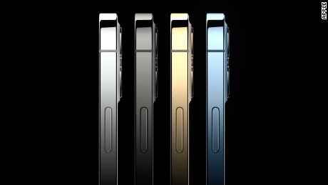 The iPhone 12 Pro comes in four different metallic finishes for added razzle dazzle.