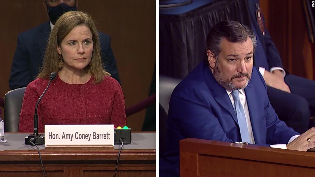 Senator asks Amy Coney Barrett about parenting during confirmation hearing