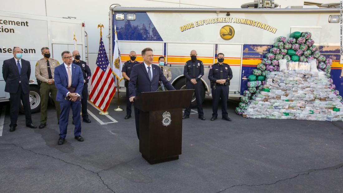 DEA announces biggest domestic seizure of meth in agency history