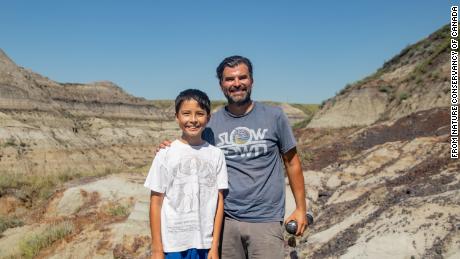 A 12-year-old found a 69 million-year-old dinosaur fossil while hiking with his dad