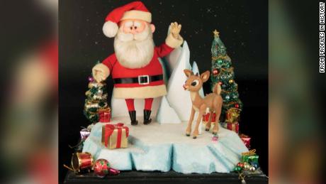 The original Rudolph and Santa puppets from the classic 1964 stop-motion film &quot;Rudolph the Red-Nosed Reindeer&quot; are going up for auction.