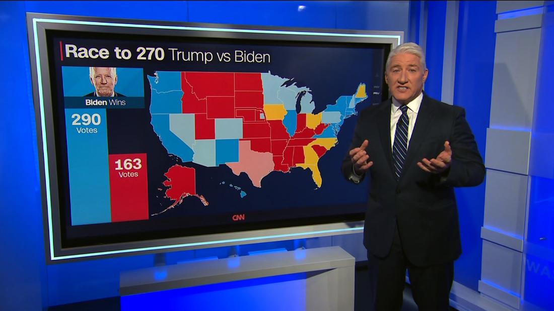 CNN US election poll John King breaks down latest Electoral College