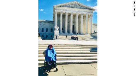 Rob Stone during a visit to the Supreme Court.