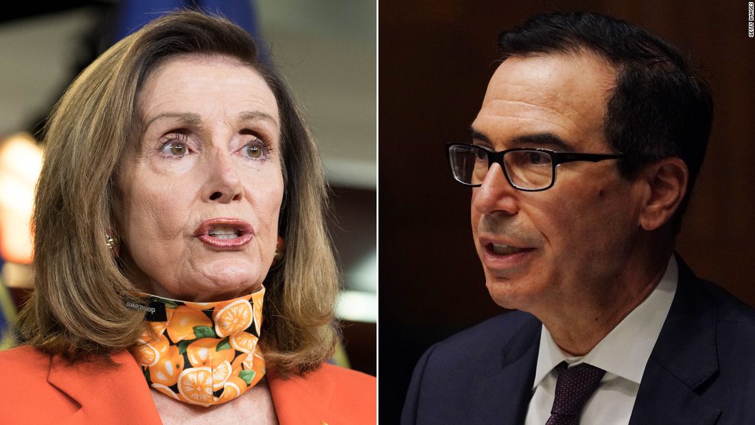 Nancy Pelosi And Steve Mnuchin To Resume Talks Tuesday Afternoon Cnnpolitics