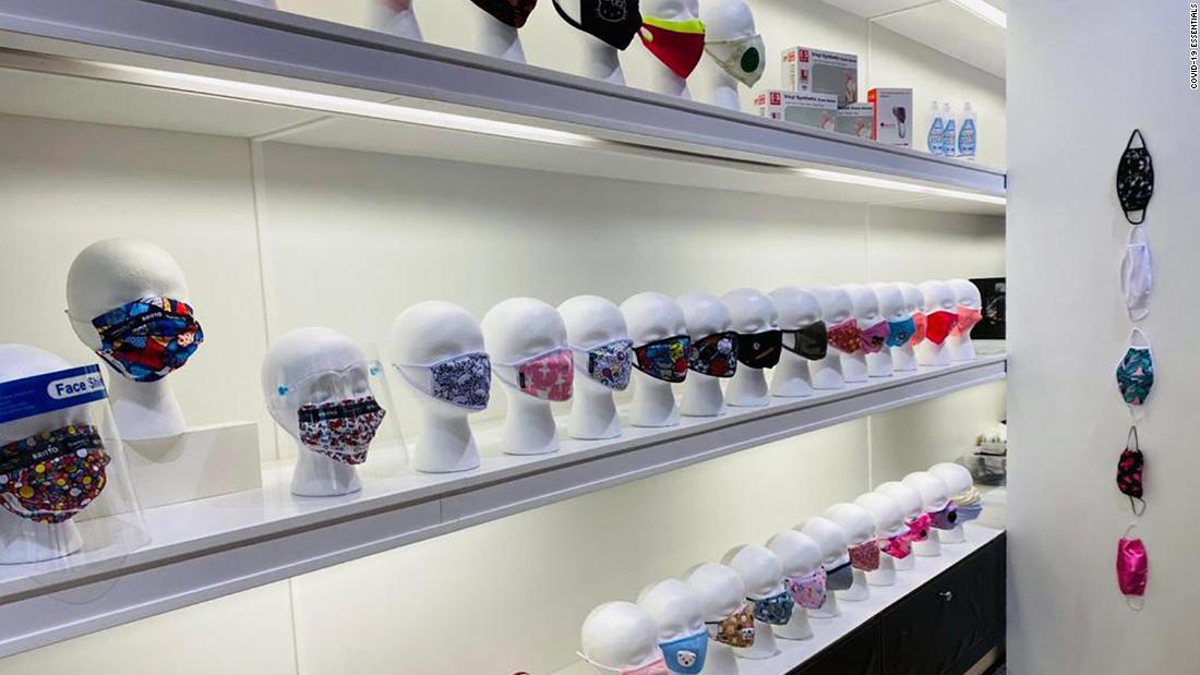 Face mask shop store