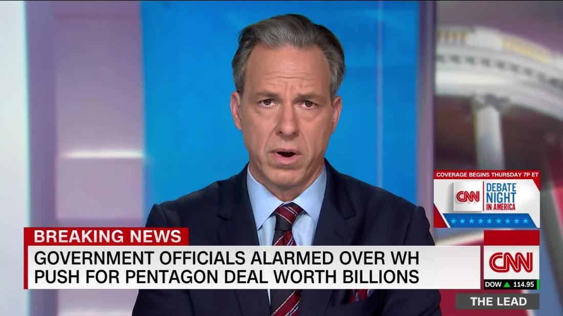 Government officials alarmed over WH push for Pentagon deal worth ...