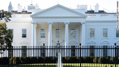 The White House is seen in Washington, DC, October 2, 2020. - The White House is carrying out contact tracing after President Donald Trump and his wife Melania tested positive for Covid-19, a spokesman said Friday. &quot;Contact tracing is being done and the appropriate notifications and recommendations will be made,&quot; deputy press secretary Judd Deere said. Trump met with dozens of people through the week and reportedly went to a fundraiser in New Jersey after it was known that a close aide, Hope Hicks, had tested positive. (Photo by SAUL LOEB / AFP) (Photo by SAUL LOEB/AFP via Getty Images)