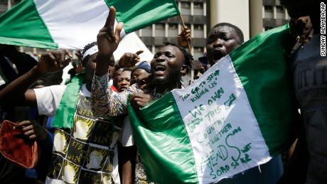 Prison set on fire in Nigeria as protest death toll rises to at least 56