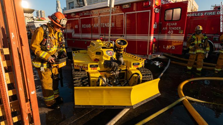 The first firefighting robot in America is here — and it has already helped fight a major fire in Los Angeles