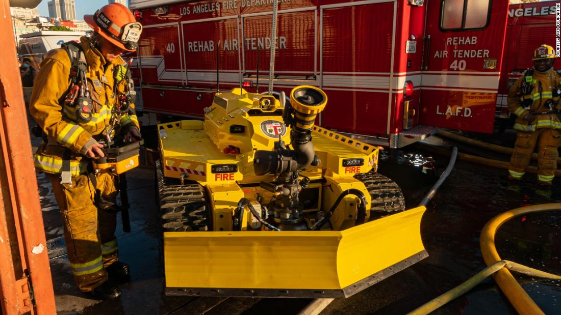 Thermite RS3: America's First Firefighting Robot