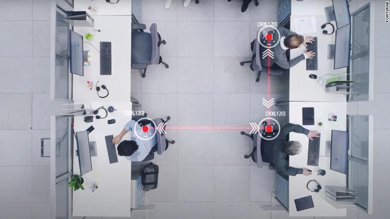 Smart sensors could track social distancing in the office