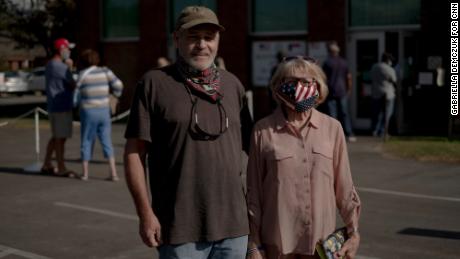 Brian Buck and Joan Buck voted for Trump in 2016 and say they're concerned about North Carolina becoming more liberal.