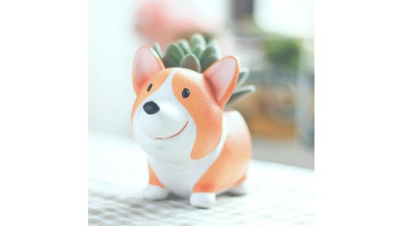 Small Corgi Planter