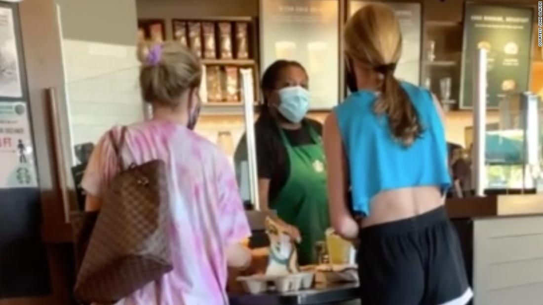 az-news-ai.blogspot.com - White woman caught on video yelling obscenities at a Black Starbucks barista over face mask - CNN