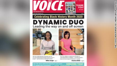 The Voice&#39;s October 2020 issue profiles anchors Gillian Joseph and Charlene White of Sky News and ITV News, respectively.