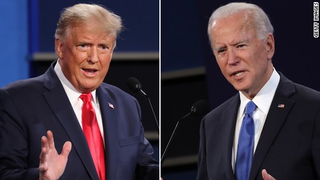 Encuesta de CNN: Biden gana el último debate presidencial
