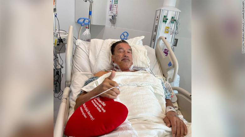 Arnold Schwarzenegger says he feels ‘fantastic’ after undergoing heart surgery