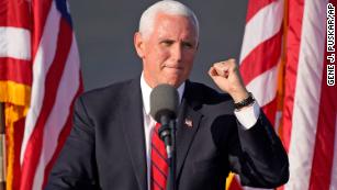 Pence skips public health recommended self-quarantine but does change plans after staff outbreak