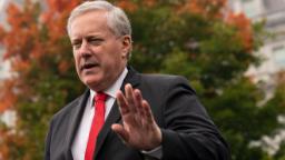 White House chief of staff Mark Meadows: 'We are not going to control the pandemic'