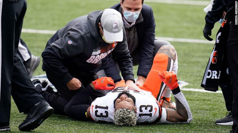 Odell Beckham Jr. tore his ACL and will miss the rest of the season