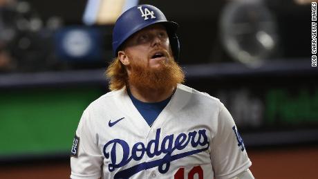 Justin Turner of the Los Angeles Dodgers. He hit a crucial home run in Wednesday&#39;s wild card game.