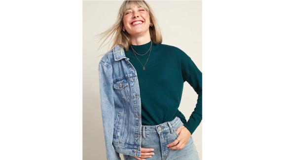 Mock-Neck Sweater for Women