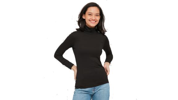 Women Heattech Turtleneck T-Shirt