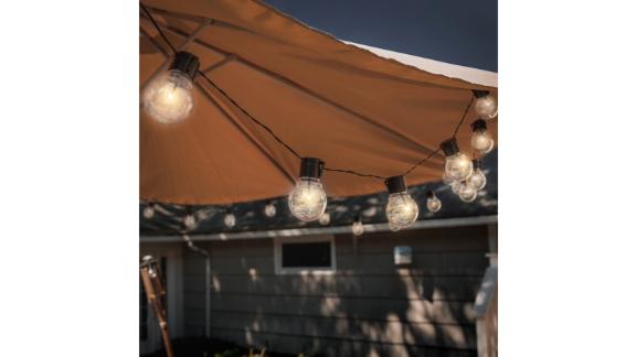 Ebern Designs Lavoir 20-Foot Outdoor LED Solar-Powered 10-Bulb Globe String Light