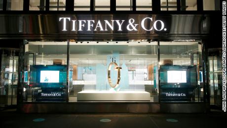 A Tiffany &amp; Co. storefront seen in midtown New York.