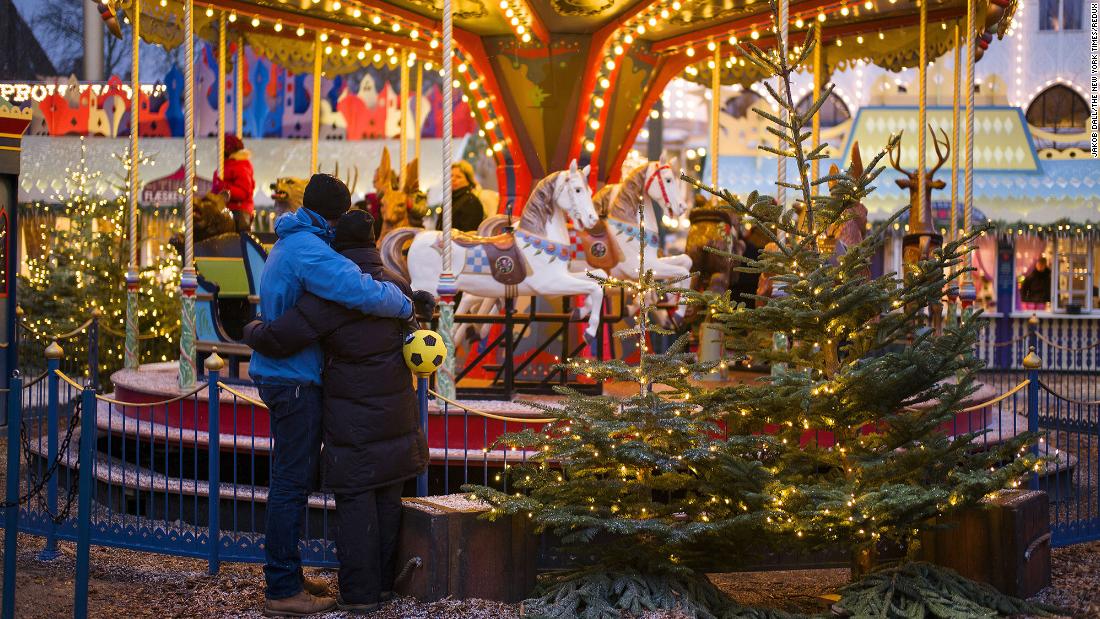 &lt;strong&gt;Christmas in Tivoli, Denmark: &lt;/strong&gt;The beautiful grounds are filled with fairground rides, thousands of lights and a Santa&#39;s grotto.