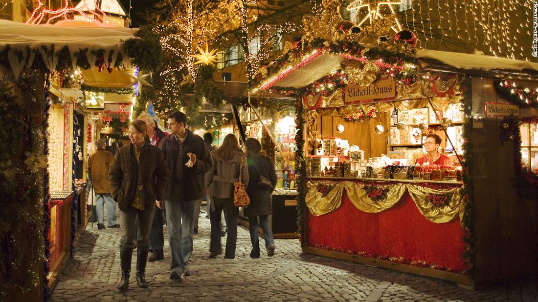 &lt;strong&gt;Basel Christmas Market, Switzerland: &lt;/strong&gt;This classic market is split&lt;strong&gt; &lt;/strong&gt;into two different sections at Barfüsserplatz and Münsterplatz and consists of nearly 200 decorated stalls selling Christmas spices, decorations and candles.